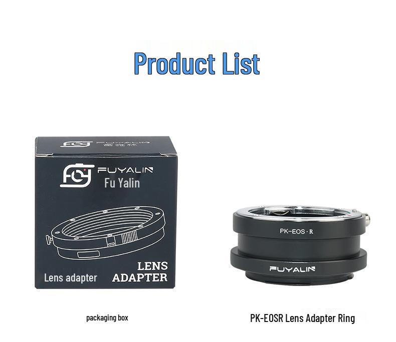 Lens Adapter for Pentax PK To Canon EOS R/RP/R5/R6