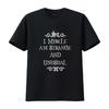 I Myself Am Strange And Unusual T Shirt Halloween Dark Vintage Washed Streetwear Stretched Slightly Casual Graphic Comfortable
