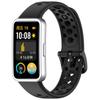 For Huawei Band 9/9 NFC/8/8 NFC Breathable Holes Replacement Band Silicone Watch Strap