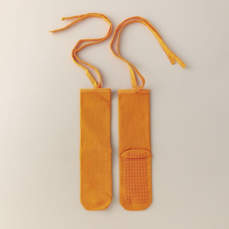 Anti-Slip Cross-Strap Yoga and Dance Socks: Perfect with Yoga Wear for a Sporty Dopamine Girl Look