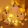 7PCS Simulation Pumpkin Model Artificial Pumpkin Decoration Garden Party Decoration Halloween Thanksgiving Decoration