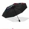 Manchester United F.C Print Automatic Open Close Umbrella, Portable Foldable Umbrella, for Outdoor Commute Camping Trip, Ideal Birthday Gift