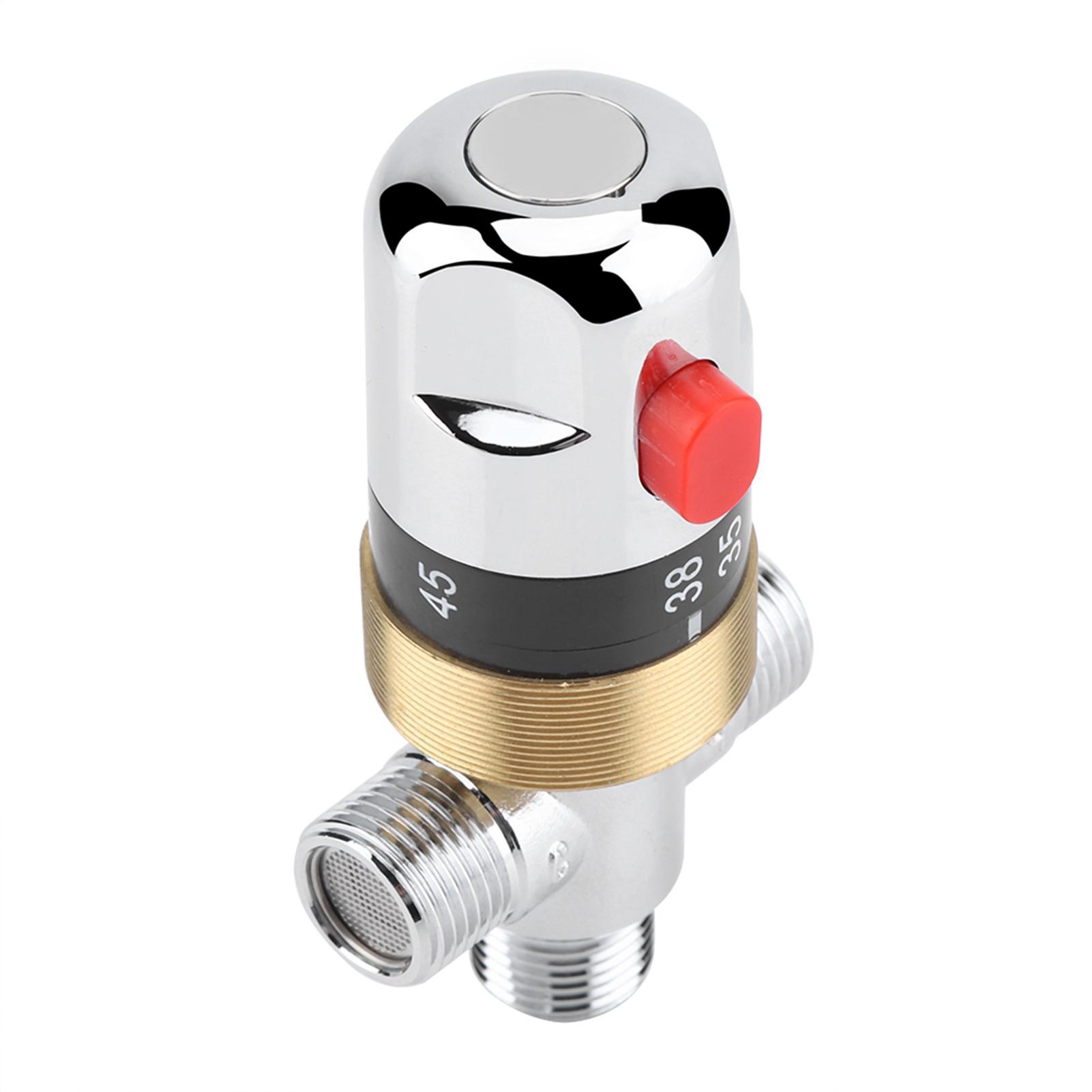 

G1 2-дюймовый термостатический смеситель для ванны, труба для воды, термостатический контроль для раковины