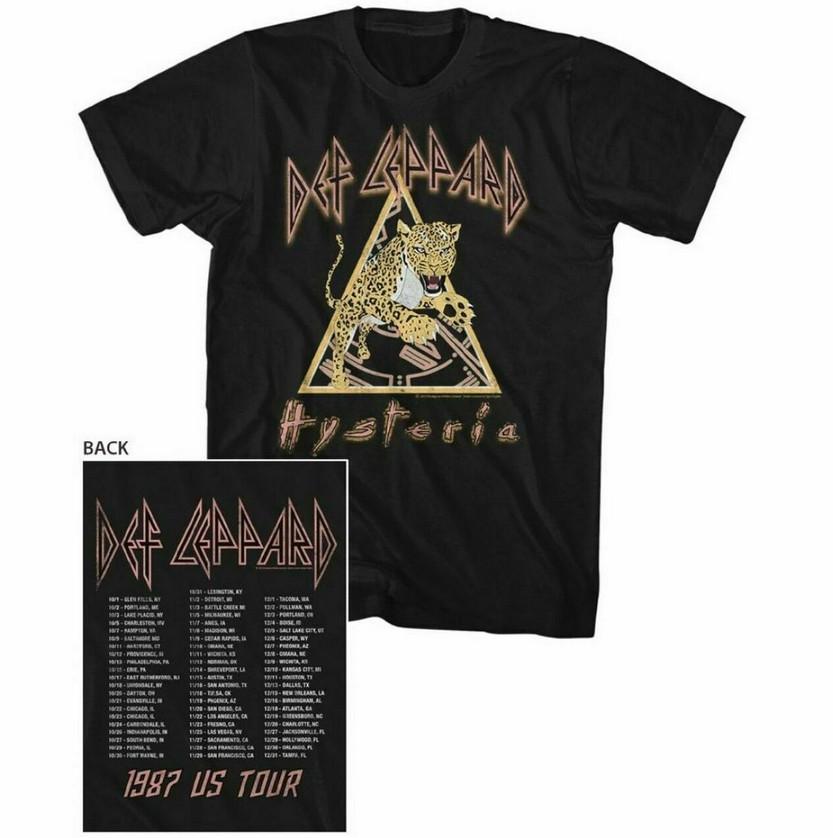 

Def Leppard Vintage Concert T-shirt - Hysteria 1987 US Tour 4XL