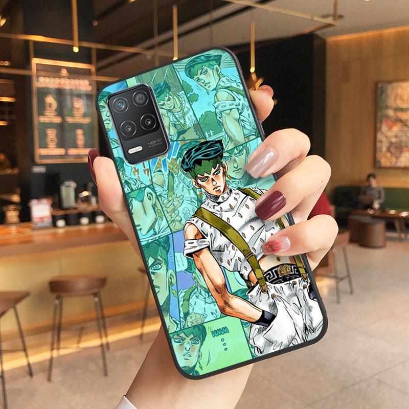 JoJo Bizarre Adventure Phone Case for OPPO Realme GT 2 Pro X2 Pro XT C25S 8 7 6 Pro 6i GT Master C3 C21 C21Y C11 X3 SuperZoom