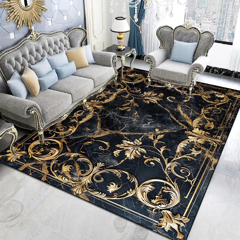 Luxurious Large Area Carpet Living Room Nordic Style Decoration Sofa Area Rugs for Bedroom Floor Mat Non-slip Entrance Door Mats
