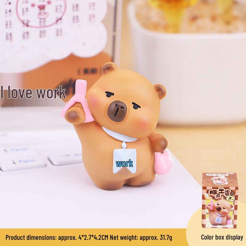 Capybara Mini 2025: Heilendes Schreibtisch- & Auto-Ornament