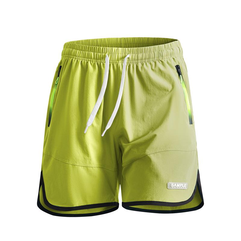 Men's Quick-Dry Ice Silk Sports Shorts - Plus Size, Casual Beach Fitness & Running Pants