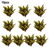 10Pcs Artificial Plant Simulated Plant Dark Green Bushes