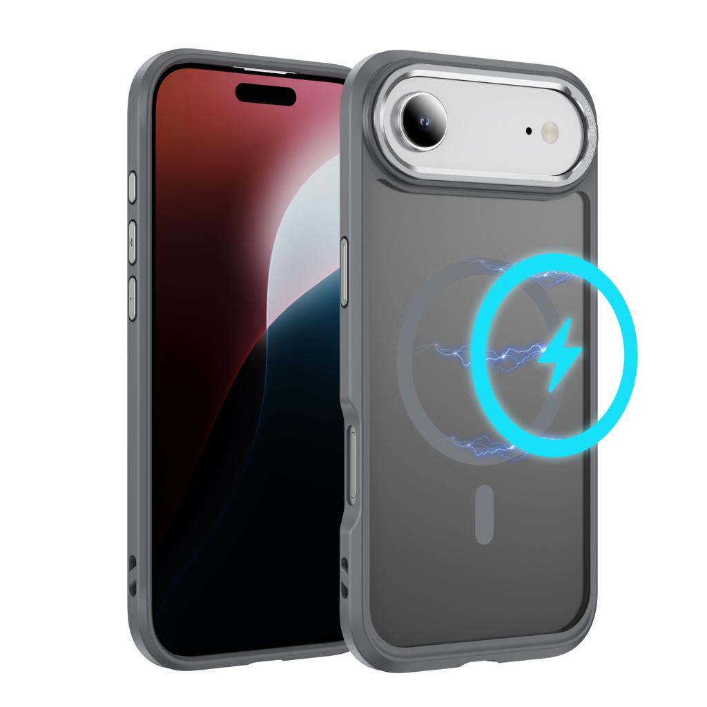 For 17pro Mobile Phone Case for Apple Mobile Phone Case Light Luxury Advanced Anti-fall Magnetic Phone Case