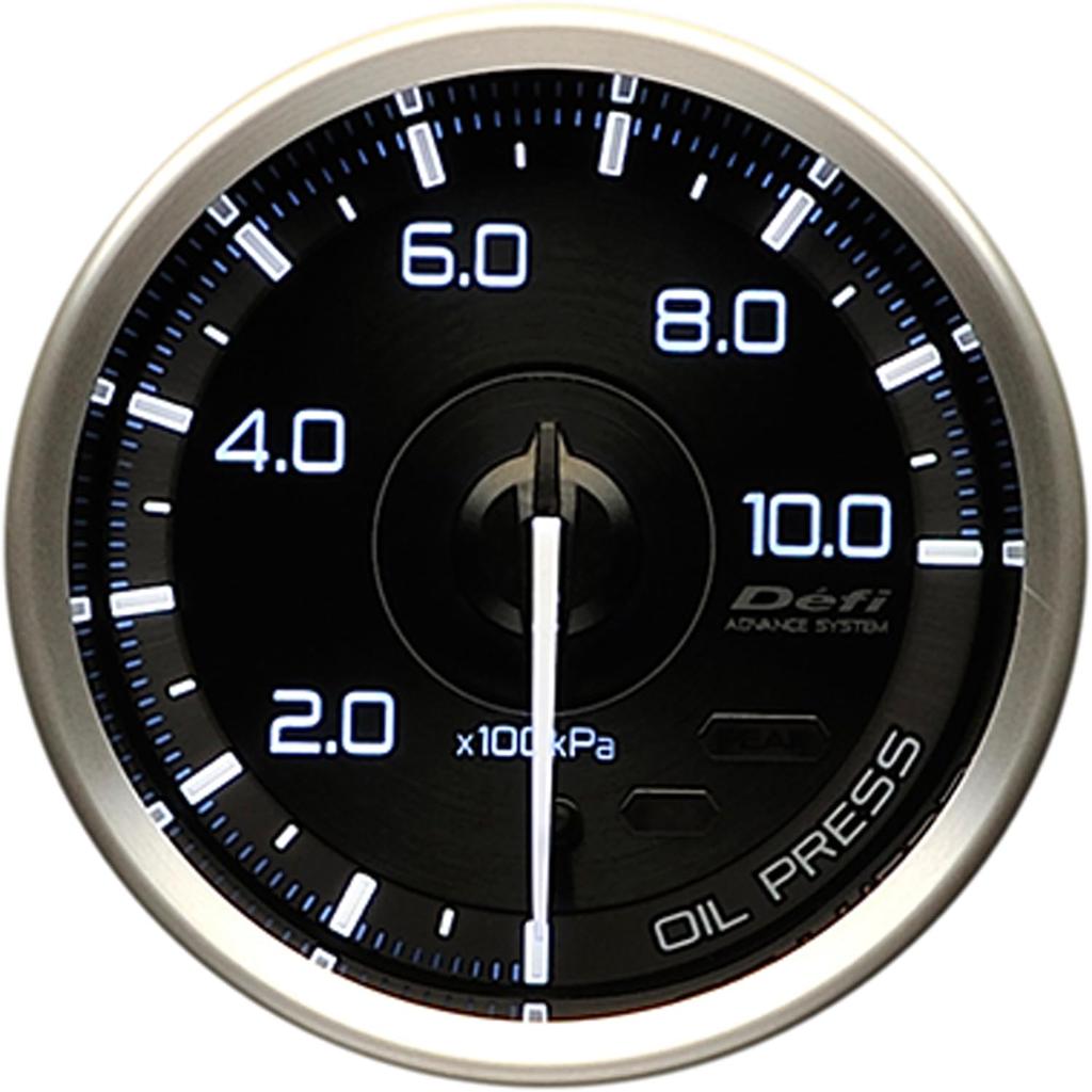 Nippon Seiki Defi ADVANCE Oil Pressure Gauge DF15001 (Defi-Link A1) (60mm diameter)