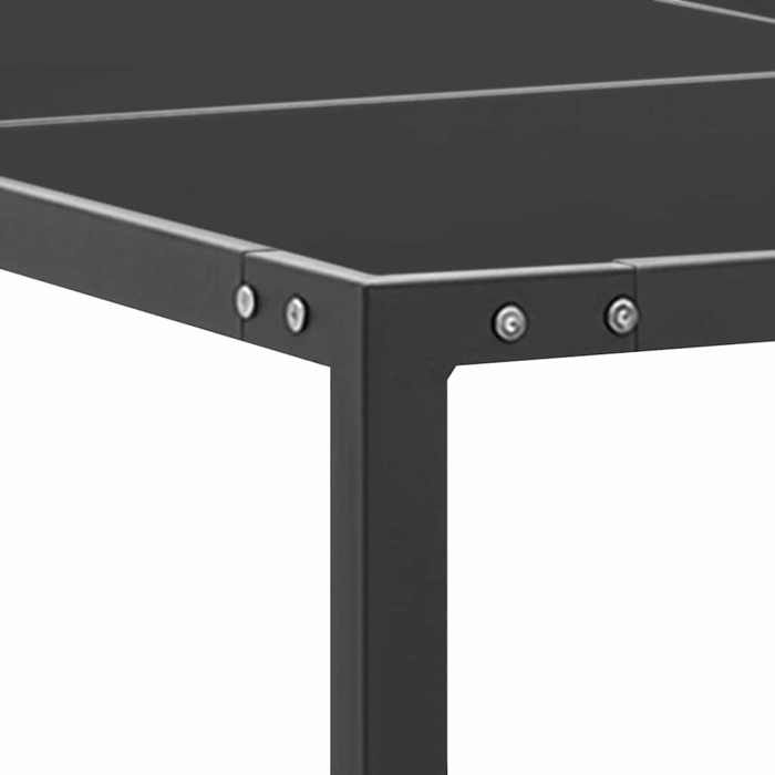 Maison Exclusive - Table de jardin Anthracite 130x130x72 cm Acier et verre
