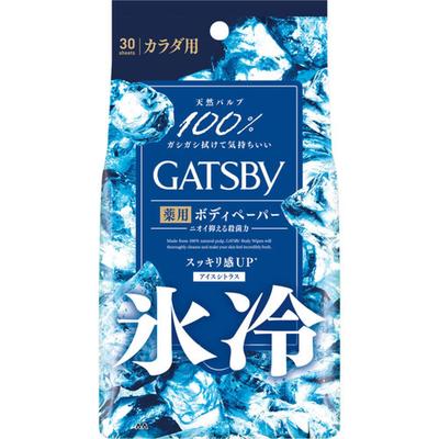 Gatsby Ice Deodorant Körperpapier Ice Citrus Economy Typ 30 Blatt