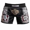 2024 New Wolf Geometric Breathable Print Combat Shorts, Muay Thai Boxing Shorts, Free Sanda Martial Arts Pants