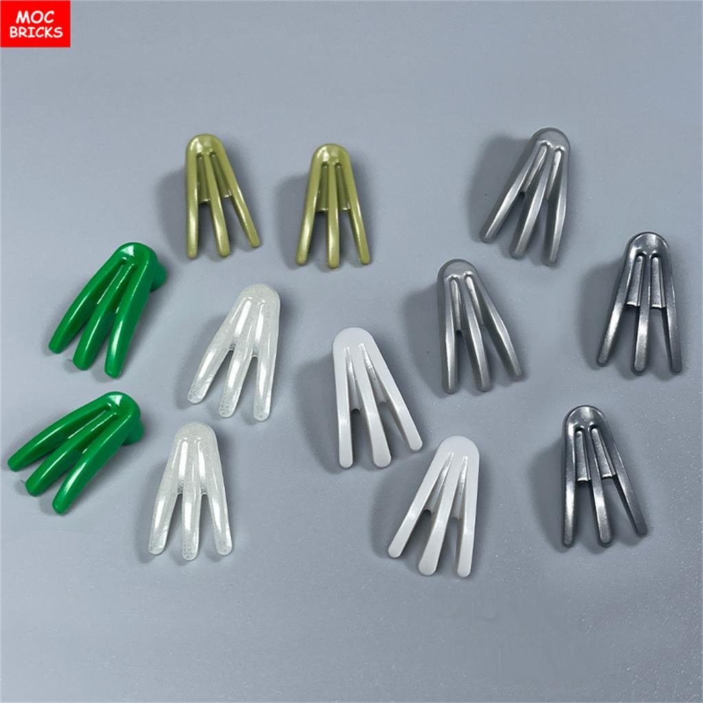 10pcs MOC Bricks Figure Hands 10187 Luminous Claw Fighter Weapon Tool DIY Toys Educational Building Blocks Kids Gifts