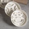 Spine Protection Pet Bowl Elevated Slow Feeder, Ceramic Dog with Stand, Prevents Holder Choking, Protects Spine, Raised Food for Cats Dogs Anti-Choke