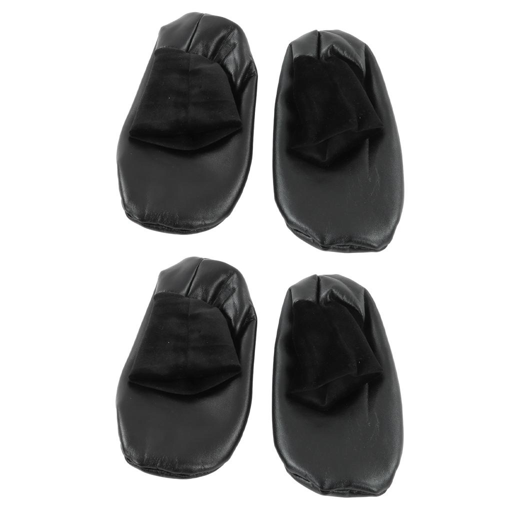 Sunnah Khuff Socks PU Leather Polyester Comfortable Warm Plush Lining Thermal Khuffain Socks for 36 To 41 EU Shoe Size