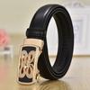 Golden World Wholesale Women's Belt Genuine Leather Cowhide Automatic Buckle Belt Business Casual Pants Belt