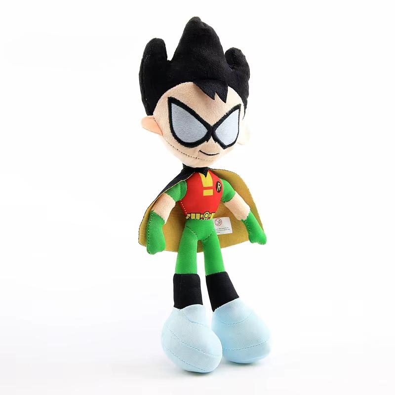 24-30 Cm Anime Teen Beast Boy Plush Toys Doll Peluche Cute Green Boy Robin Stuffed Toy Baby Kids Christmas Birthday Gift
