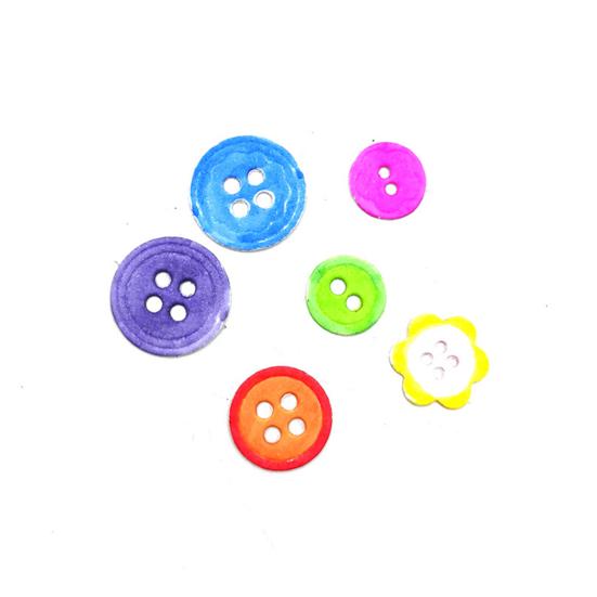 Cutting Die DIY Effective Carbon Steel Cute Button Shape Rust-resistant Stencil Mold for Card