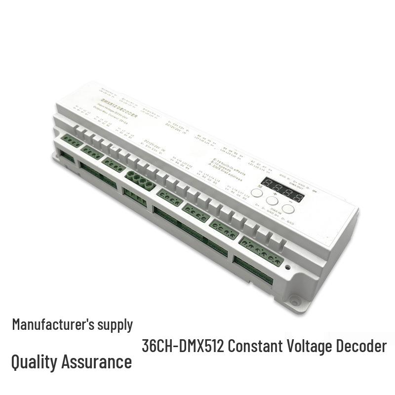 Intelligentes LED-Einbau- und Strahlerlicht mit 36-Kanal DMX512-Controller