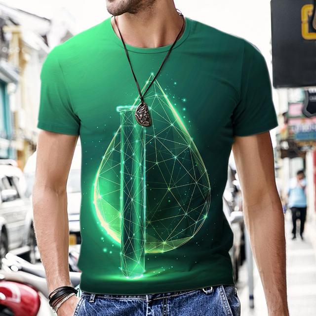 

Summer High-tech Flowers Skull 3D Print Men s T Shirt Unisex O-Neck Short Sleeve Funny Graphic Streetwear Oversized XXL