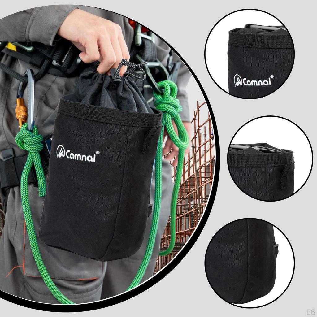 Werkzeugtaschen-Organizer-Kollektion Karabiner mit Kordelzug Hüfttasche Utility für Camping Wandern