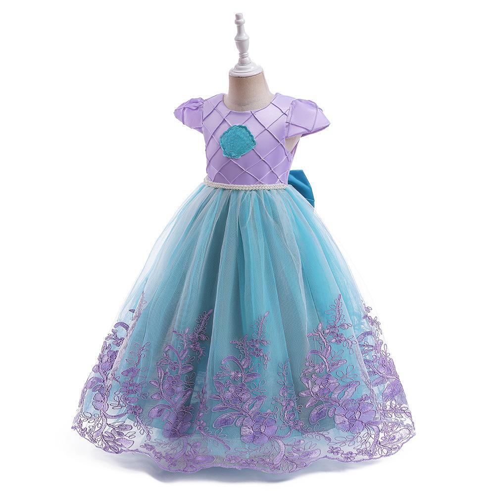 Baby Girls Birthday Dress For Baptism Clothes Toddler Kid One Shoulder Elegant Dress Party Tutu Gown