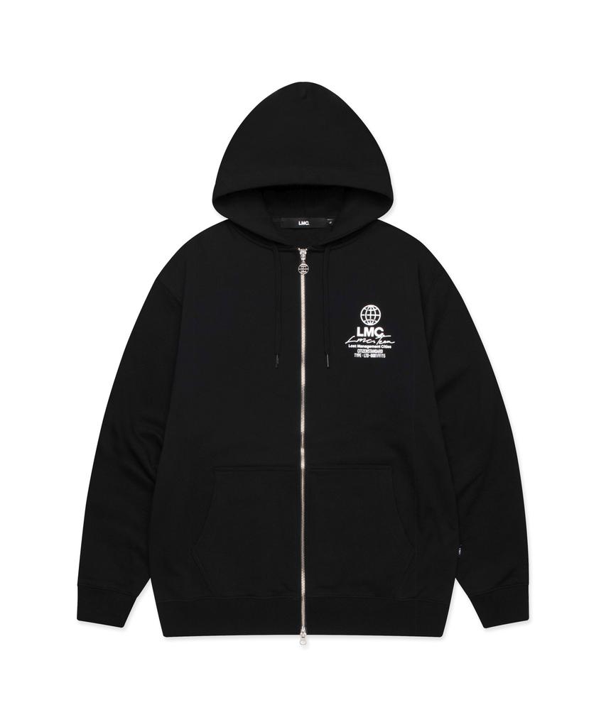 Lmc Signature Combo Zip-Up Hoodie Black