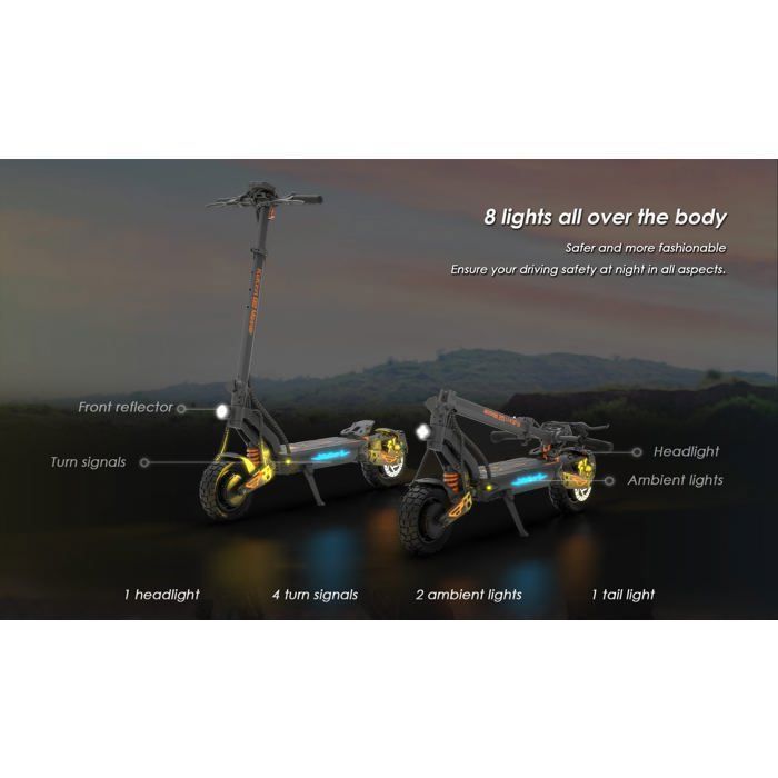 KuKirin G2 Master -- Scooter Électrique-- Roues De 10 Pouces - Vitesse Maximale 60 Km/h - Batterie 52 V 20,8 Ah