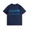 Olunteer Team Of The Unicef Charity Organization Tshirt Unisex Unisex 2026 Summer New Fashion Unisexs Tshirt Cotton Breathable Tees