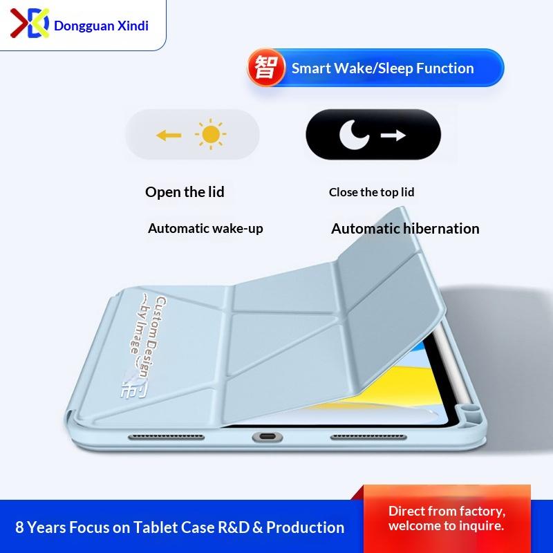 720-degree Detachable Magnetic Rotating Protective Case for iPad Air 7 & Pro 11-inch New Model