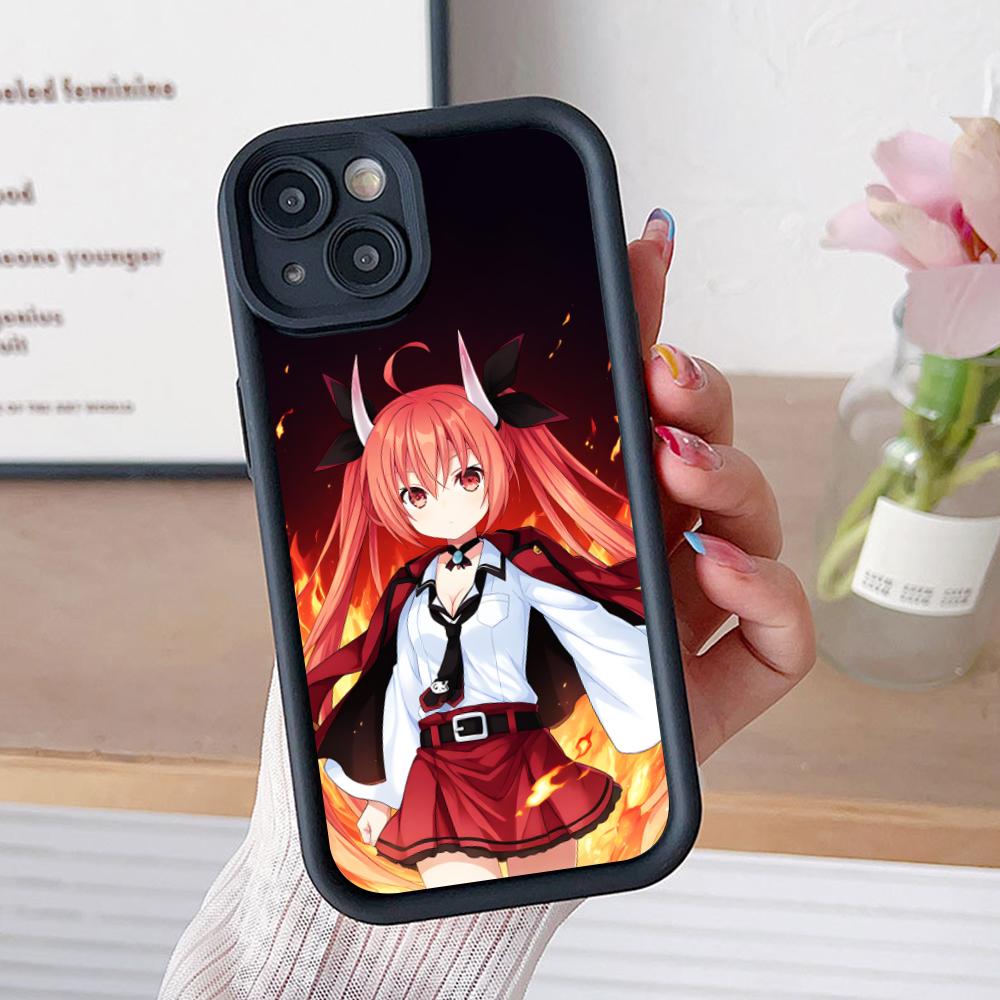 Date a Live Kotori Itsuka Thicken TPU Mobile Phone Case for iPhone 17 16 15 14 13 12 11 Air Pro Max Plus Colorful Cover