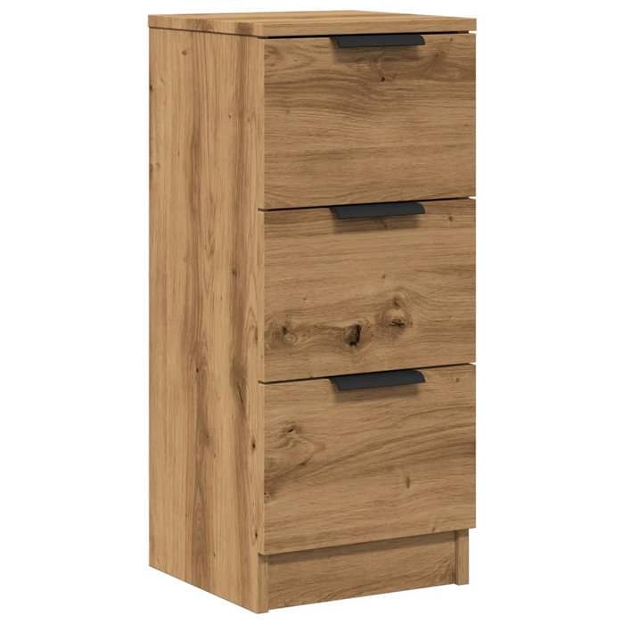 VidaXL Buffet chêne artisanal 30x30x70 cm bois d'ingénierie, armoire, armoire de rangement, buffet de salon, armoire buffet, 856957
