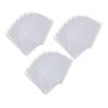 30-Pack A7 Binder Pocket 6 Holes Sleeves PVC Document Filling Bags Folders - Fit for