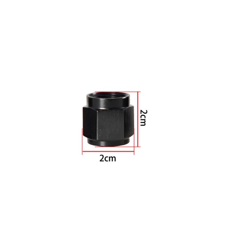 AN Hardline Tube Nut & Sleeve Adapter 1Pcs High Precision Aluminum Fits 4AN AN6 AN8 AN10 AN12 for Turbo Oil Line Setup