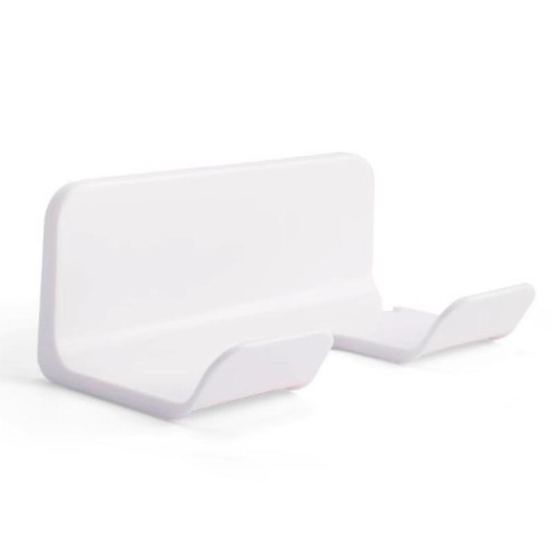 Подставка для фена для ванной комнаты, Настенная подставка для фена без сверления, Многофункциональная подставка для размещения фена для ванной комнаты белый