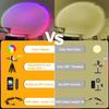 Sunset Lamp Projector with APP Control Multicolor Changing Led Lights for Room, 360 Degree Rotation Sunlight Lamp Set Mood Lighting Bedroom Decor