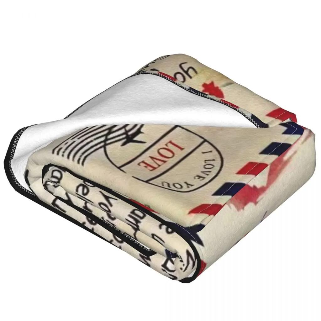Love My Daughter Flannel Blanket Message Letter Christmas Gift Durable Throw Blanket for Chair Picnic Bedspread Sofa Bed Cover