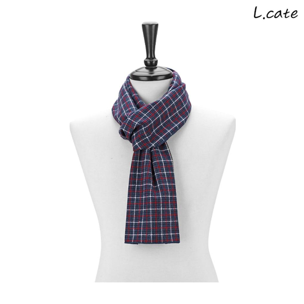 Elkate Women's Muffler LNM174 Women's Check Pattern Scarf