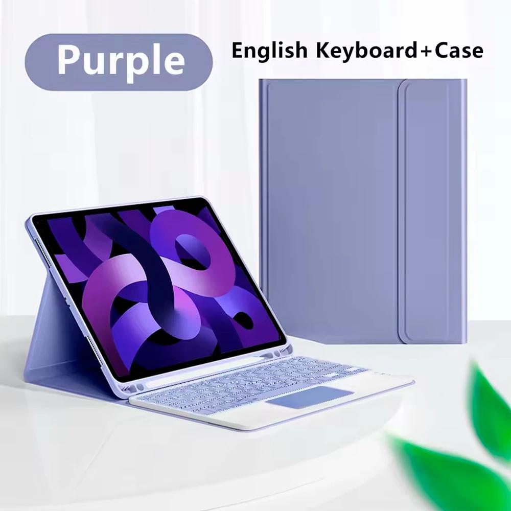Covers with Bluetooth Keyboard Case for iPad Pro 11 Inch iPad 9th 10th Generation 10.9 Air 5 4 10.2 Mini 6 Mini 7 Funda