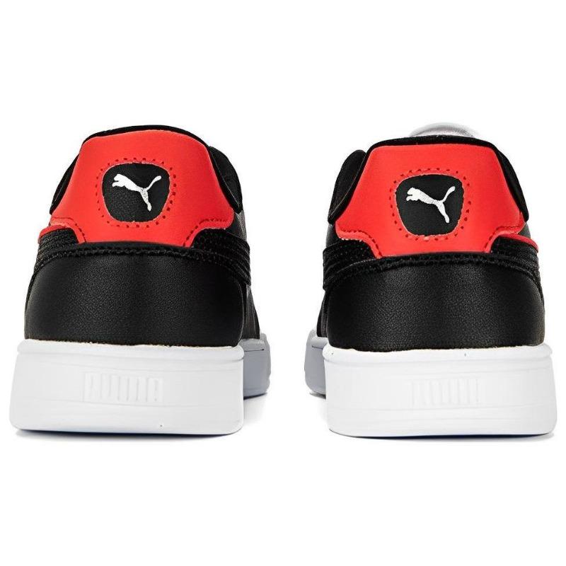 PUMA Caven Dime Synthetic Leather Low Skate Shoes Unisex White Black Red 384953-16