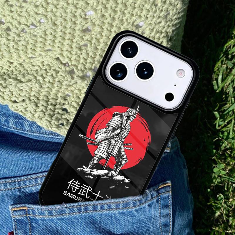Japanese Bushido Samurai Phone Case Cover Compatible with for IPhone 17air 16e 15 14 13 12 11Pro Max 17 Air