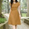 ZANZEA Women Casual Elegant V-Neck Summer Short Sleeve Dress