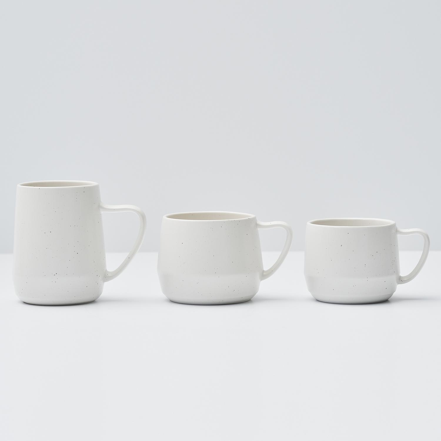 

LASSIETTE ARI Керамическая чашка для кофе и кружки 3 шт. Посуда Можно мыть в посудомоечной машине Сейф для духовки Синий / Белый белый