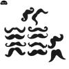 12pcs Funny Costume Mustache Pirate Party Halloween Cosplay Fake Mustach Beard Whisker Kid Adult Novelty Party Supplies