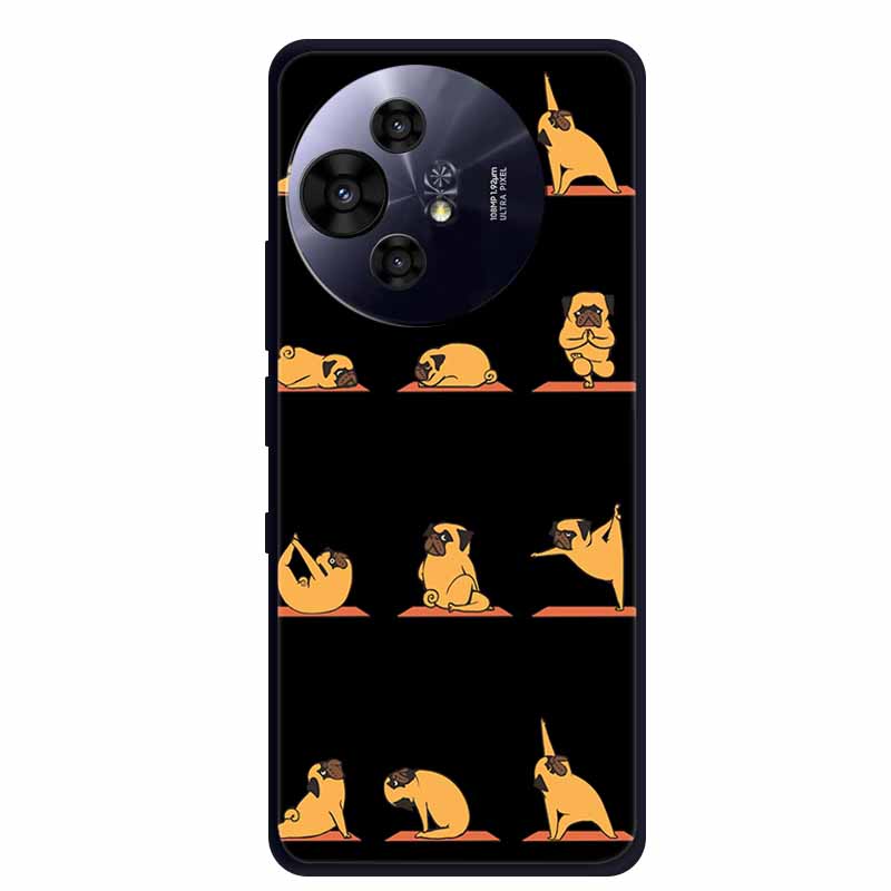 Coque For TCL 50 Pro NxtPaper 5G Case Shockproof Black Silicone Soft TPU Back Cover For TCL 50 Pro NxtPaper Phone Case Cartoon