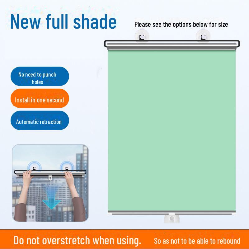 Retractable Suction Cup Car Sunshade & Home Window Roller Blinds