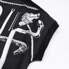 Hermes [/Domestic Regular] Cannes Et Cannes Twill Elene Knit Dress 38 Black WhiteUsed