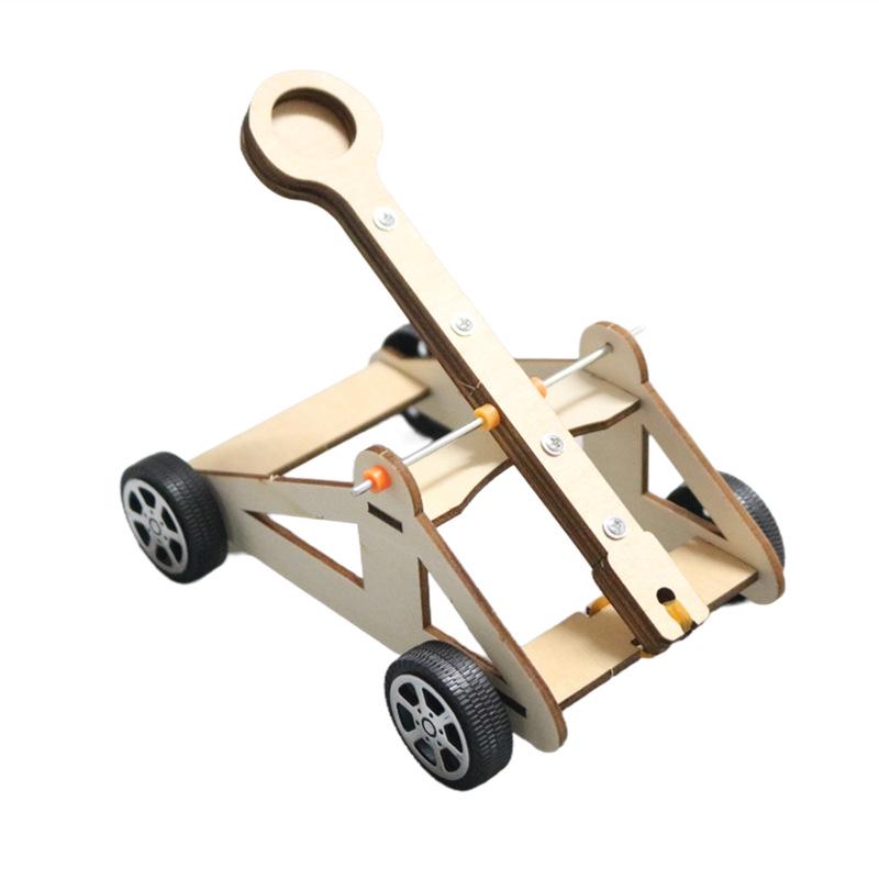 DIY Trebuchet Kit for Kindergarten: Handmade Science Experiment Model for Educational Teaching Aid